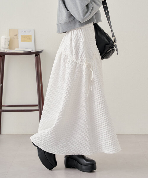 「Chico」 フレアスカート FREE ホワイト レディース_画像5