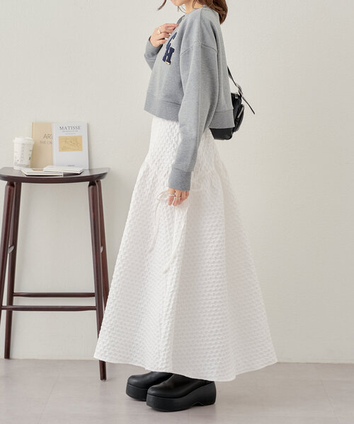 「Chico」 フレアスカート FREE ホワイト レディース_画像8