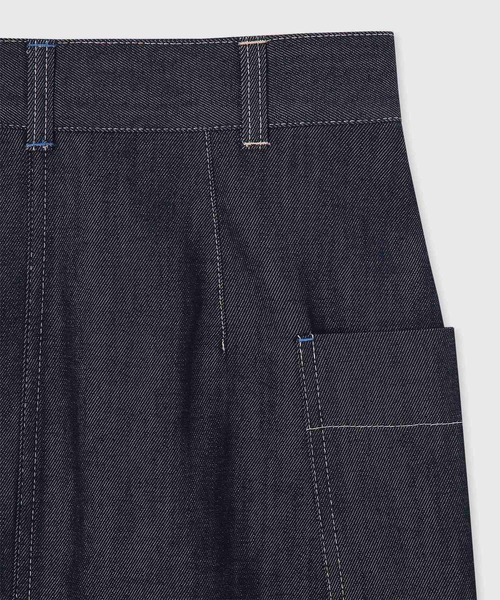 デニムスカート ウィメンズ コントラストステッチ デニムスカート / 165303 SK227_5