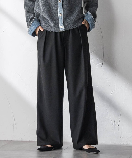 MAYSON GREY（メイソングレイ） パンツ 「叶えるSET UP」起毛イージー