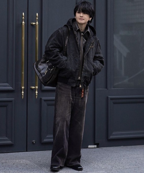 LIDnM（リドム） パンツ SUNBURN AGED CORDUROY PANTS メンズ