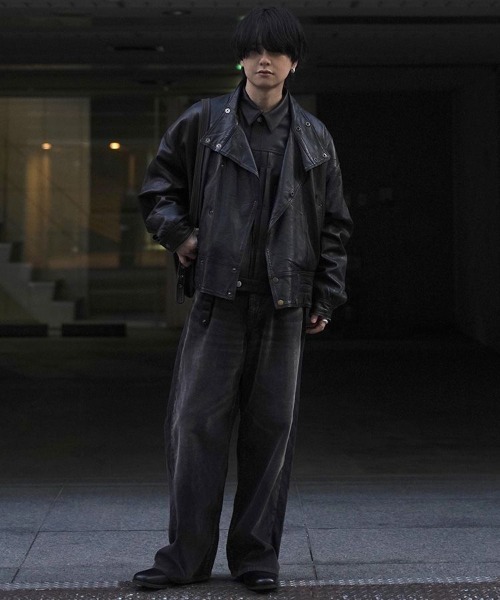 LIDnM（リドム） パンツ SUNBURN AGED CORDUROY PANTS メンズ