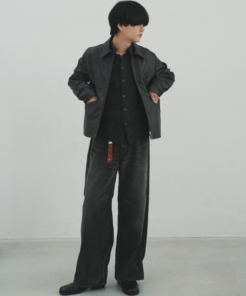 LIDnM（リドム） パンツ SUNBURN AGED CORDUROY PANTS メンズ