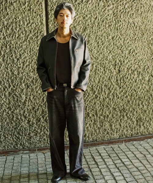 LIDnM（リドム） パンツ SUNBURN AGED CORDUROY PANTS メンズ