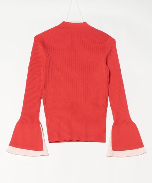 「ROSE BUD」 長袖ニット ONE SIZE ホワイト レディース_画像2