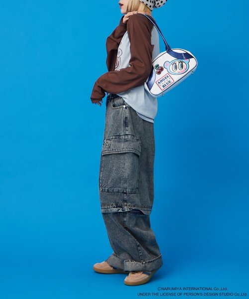 ANGEL BLUE ボストンバッグ w closet（ダブルクローゼット） ボストンバッグ 「ANGEL BLUE
