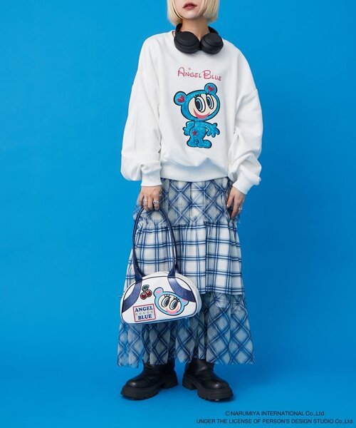 w closet（ダブルクローゼット） ボストンバッグ 「ANGEL BLUE