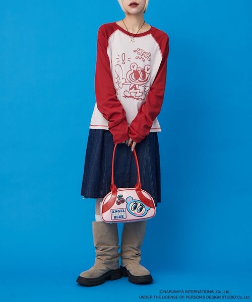 w closet（ダブルクローゼット） ボストンバッグ 「ANGEL BLUE