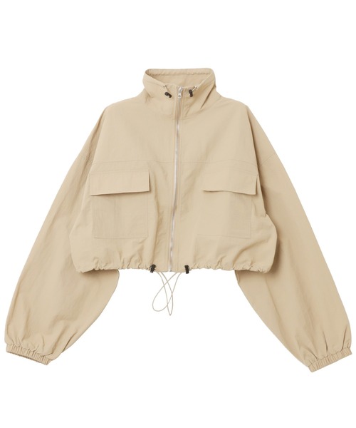 「andme」 「alma design」ナイロンブルゾン FREE キナリ レディース_画像2