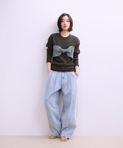 ADAM ET ROPE'（アダムエロペ） tシャツ 「WEB限定」ツイストビスチェ