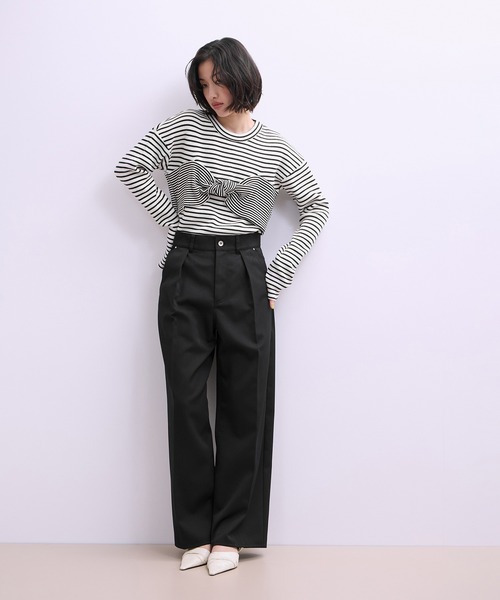ADAM ET ROPE'（アダムエロペ） tシャツ 「WEB限定」ツイストビスチェ