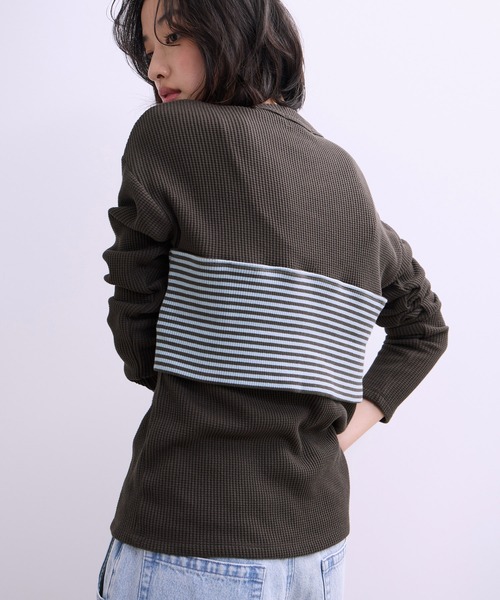 ADAM ET ROPE'（アダムエロペ） tシャツ 「WEB限定」ツイストビスチェ