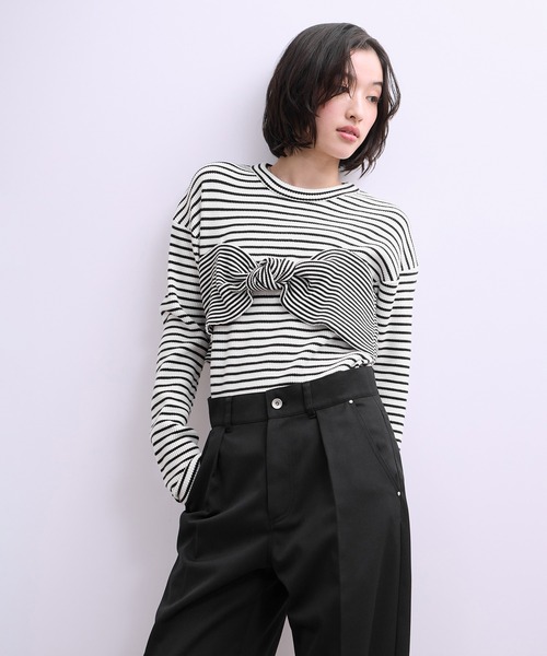 ADAM ET ROPE'（アダムエロペ） tシャツ 「WEB限定」ツイストビスチェ