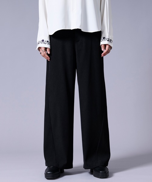 Ellno Loset（エルノロゼット） uvカット スラックス カーブライン