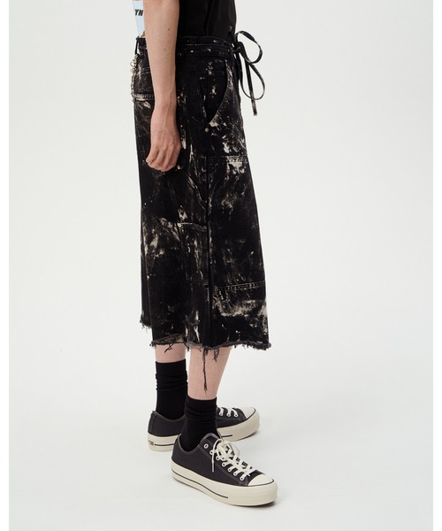 chama出品 DISCOVERED（ディスカバード） ジーンズ BLEACH HAKAMA SHORTS メンズ