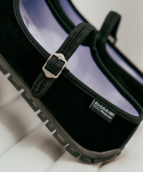 「ROCKFISH WEATHERWEAR」 フラットパンプス 23.0cm ブラック レディース_画像8