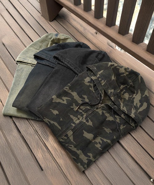 デニムジャケット gジャン 「セットアップ可能」12oz デニム ジップ