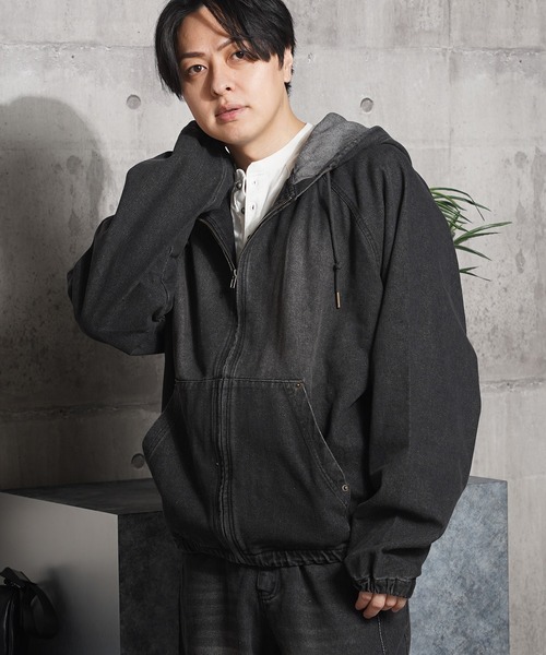デニムジャケット gジャン 「セットアップ可能」12oz デニム ジップ