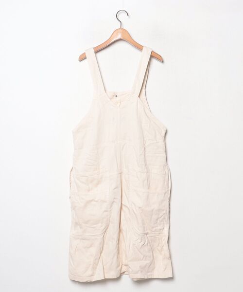 「URCH RNA」 サロペットスカート MEDIUM ホワイト レディース_画像2