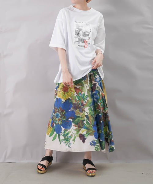 「blanc basque」 半袖Tシャツ FREE ベージュ レディース_画像3