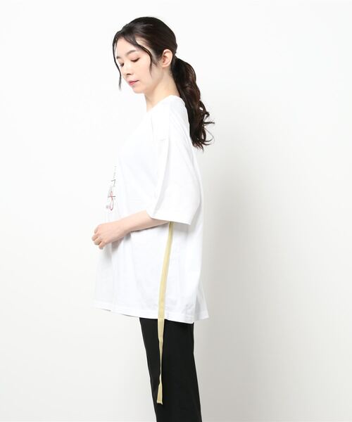 「blanc basque」 半袖Tシャツ FREE ベージュ レディース_画像7