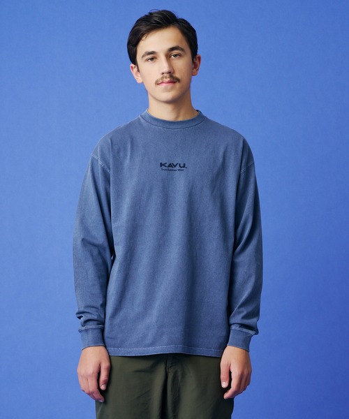 KAVU（カブー） tシャツ LS Good Time Tee ( pigment)/ロングスリーブ