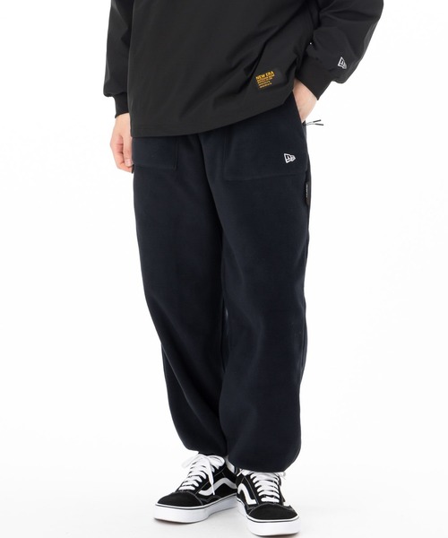 「NEW ERA」 スウェットパンツ L ブラック メンズの画像