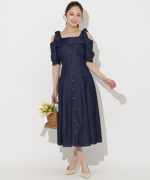 WILLSELECTION（ウィルセレクション） ワンピース 半袖 リボン 