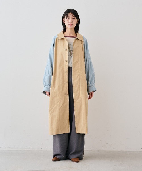 MEDE19F（メデジュウキュウ） ステンカラーコート コート デニム 