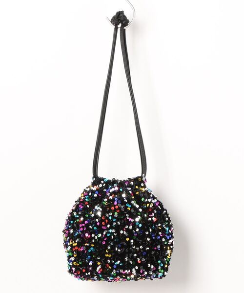 「Q」 ハンドバッグ ONE SIZE ブラック レディース_画像2