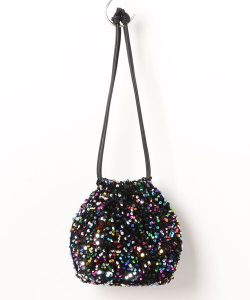 「Q」 ハンドバッグ ONE SIZE ブラック レディース_画像4