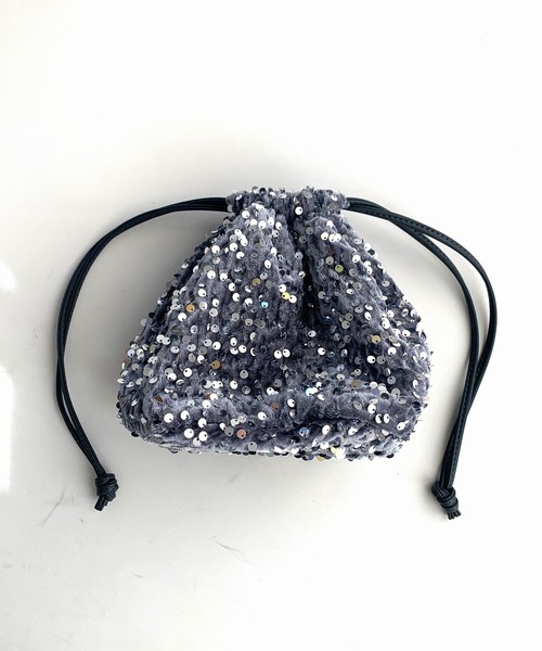 「Q」 ハンドバッグ ONE SIZE ブラック レディース_画像5