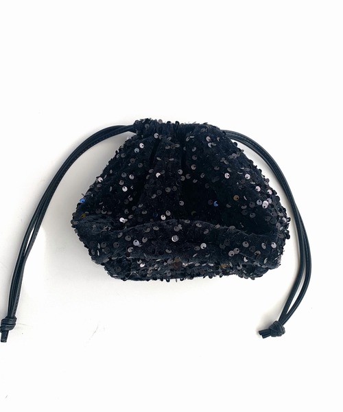 「Q」 ハンドバッグ ONE SIZE ブラック レディース_画像6