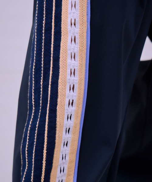 ワイドパンツ スウェットパンツ ジャージ TORCHON LACE SWITCHING PANTS / トーション レース スイッチング パンツの画像