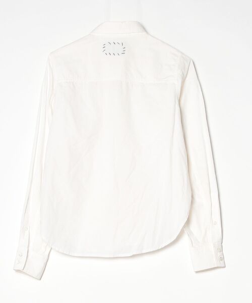 「R.H. Vintage」 長袖シャツ - ホワイト レディース_画像2