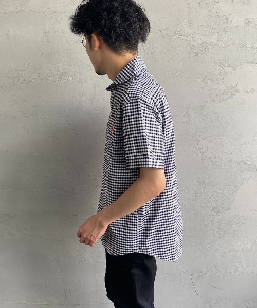 Danton（ダントン） 半袖シャツ 40 ブラック レディース : ZOZOTOWN