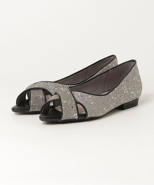 「artemis by DIANA」 フラットパンプス 24.0cm シルバー レディース_画像4