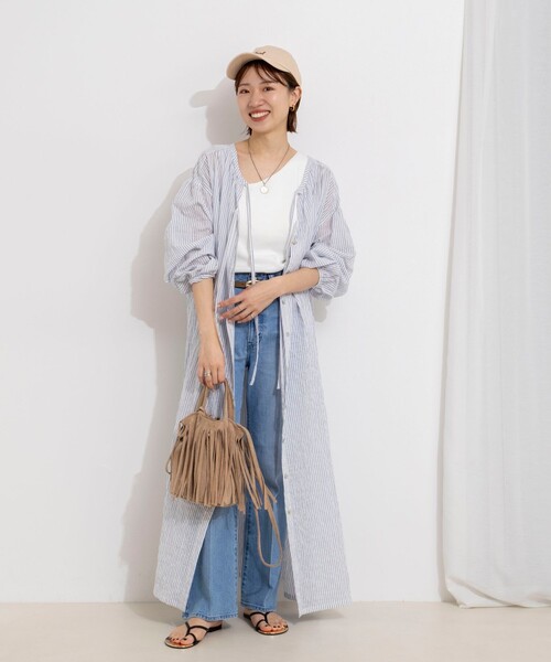 NOLLEY'S（ノーリーズ） ワンピース ウォッシャブルシャーリング