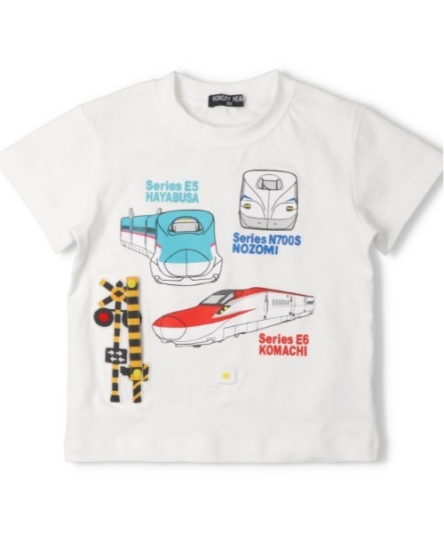 hungry heart（ハングリーハート） tシャツ 新幹線電車プリント仕掛け