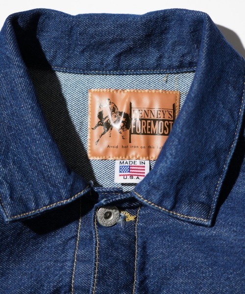 デニムジャケット gジャン PENNY’S FOREMOST ぺニーズフォアモスト / WW II T-BACK JACKET メンズ レディースの画像