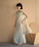 ワンピース drape neck sleeve...の詳細画像4