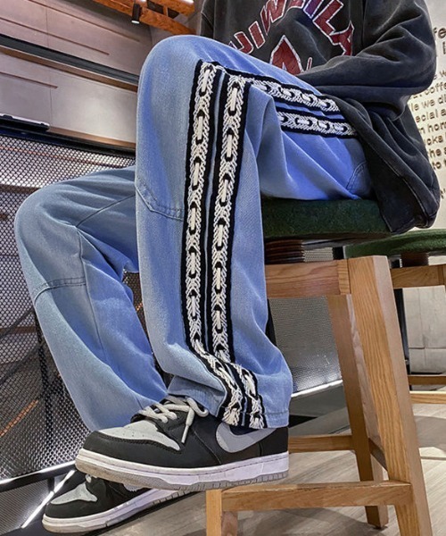 「MGV」 デニムパンツ LARGE ブラック メンズ_画像3