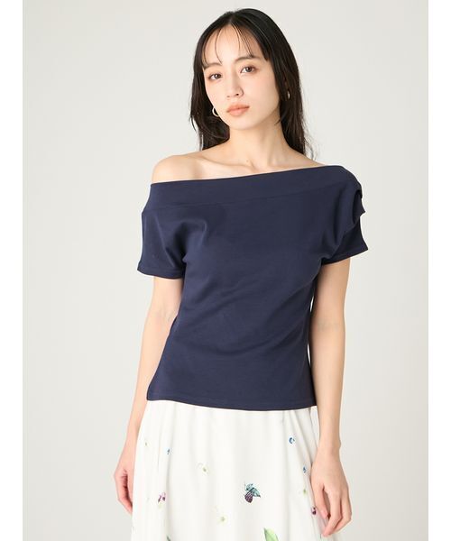 FRAY I.D（フレイ・アイディー） tシャツ 2wayオフショルカットソー