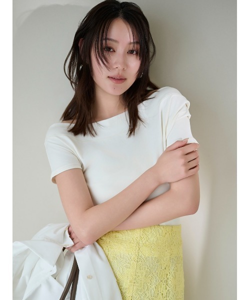 FRAY I.D（フレイ・アイディー） tシャツ 2wayオフショルカットソー
