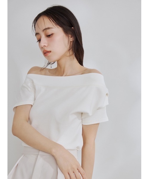 FRAY I.D（フレイ・アイディー） tシャツ 2wayオフショルカットソー