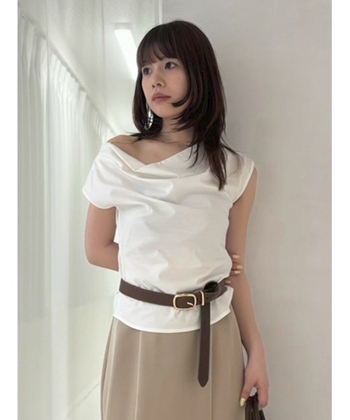 FRAY I.D（フレイ・アイディー） tシャツ 2wayオフショルカットソー