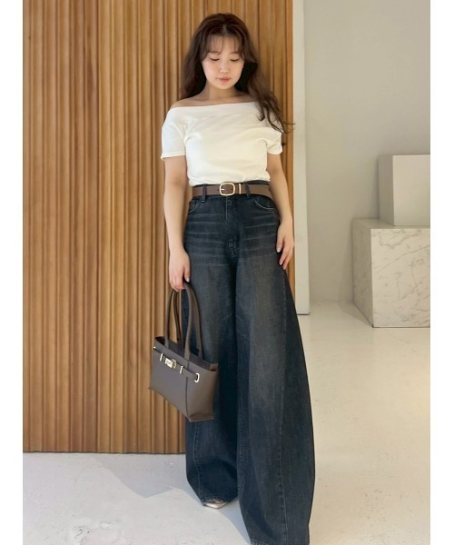 FRAY I.D（フレイ・アイディー） tシャツ 2wayオフショルカットソー