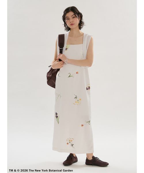 emmi×NYBGサテンキャミワンピース emmi ワンピース 「emmi×NYBG」サテンキャミワンピース/ハンド