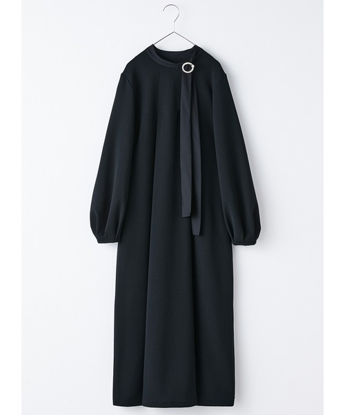 「Live in comfort」 長袖ワンピース SMALL ブラック レディース_画像6