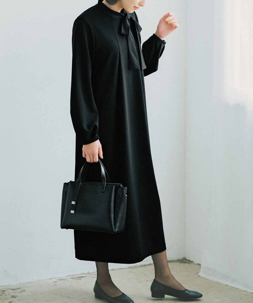 「Live in comfort」 長袖ワンピース SMALL ブラック レディース_画像8